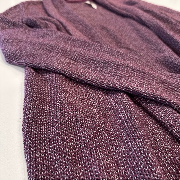 RVCA Knit Plum/‎ Purple Cardigan Sweater Size Small - Picture 7 of 8